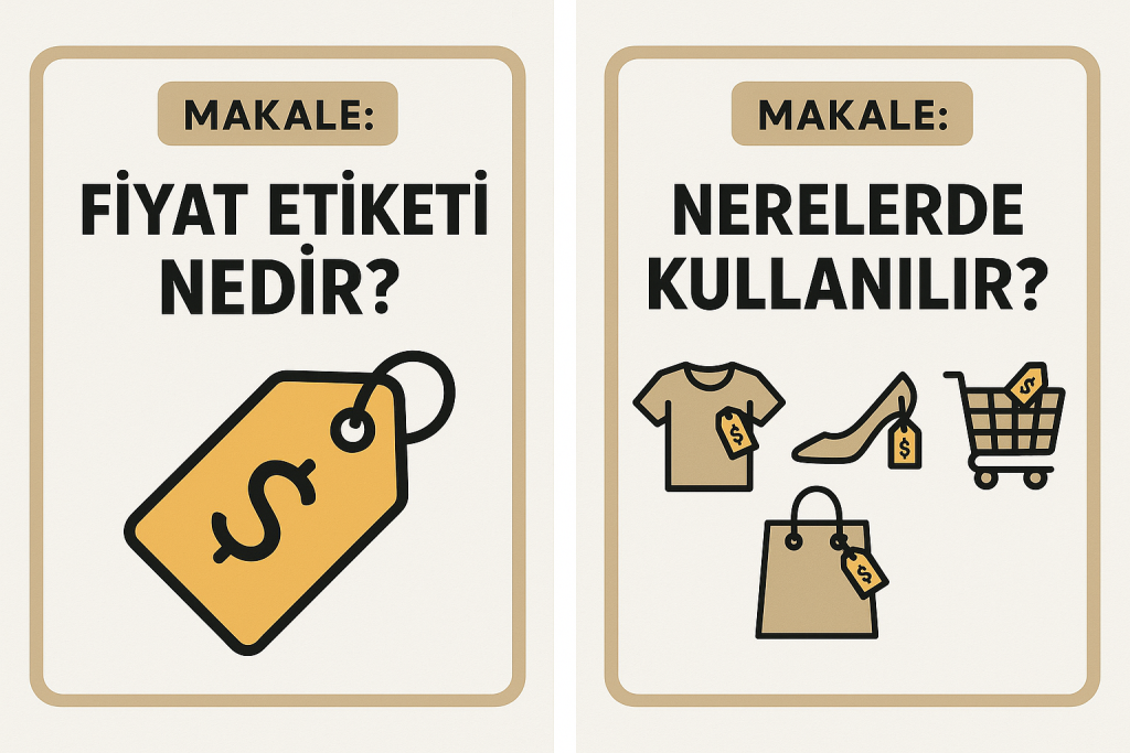 Fiyat Etiketi Nedir? Nerelerde Kullanılır?
