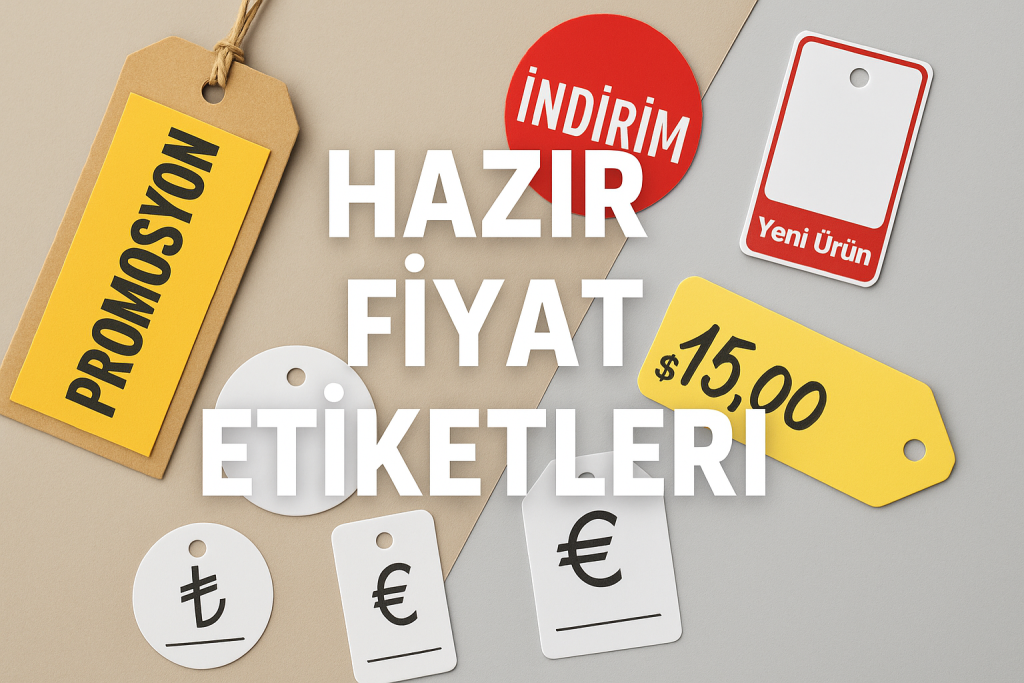 Hazır Fiyat Etiketleri ile Pratik ve Hızlı Etiketleme
